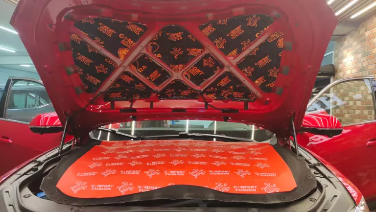 Шумоизоляция капота HAVAL F7