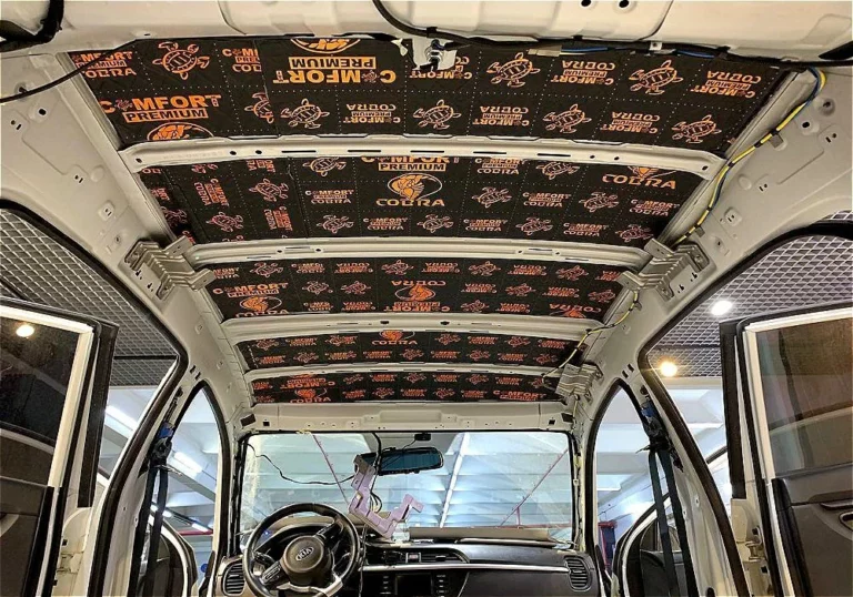 Шумоизоляция крыши KIA Rio X-line-1