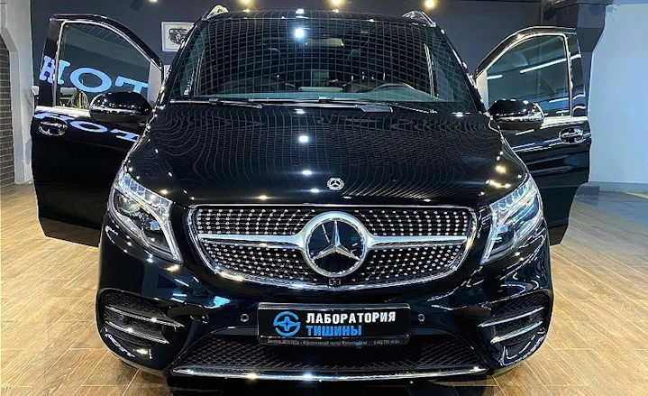 Шумоизоляция Mercedes V-class плитка